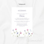 Hääkutsu Floral (Printattu)
