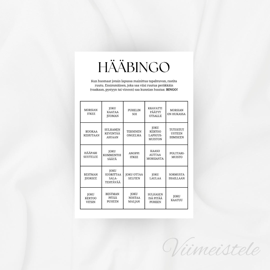Hääbingo