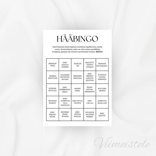 Hääbingo