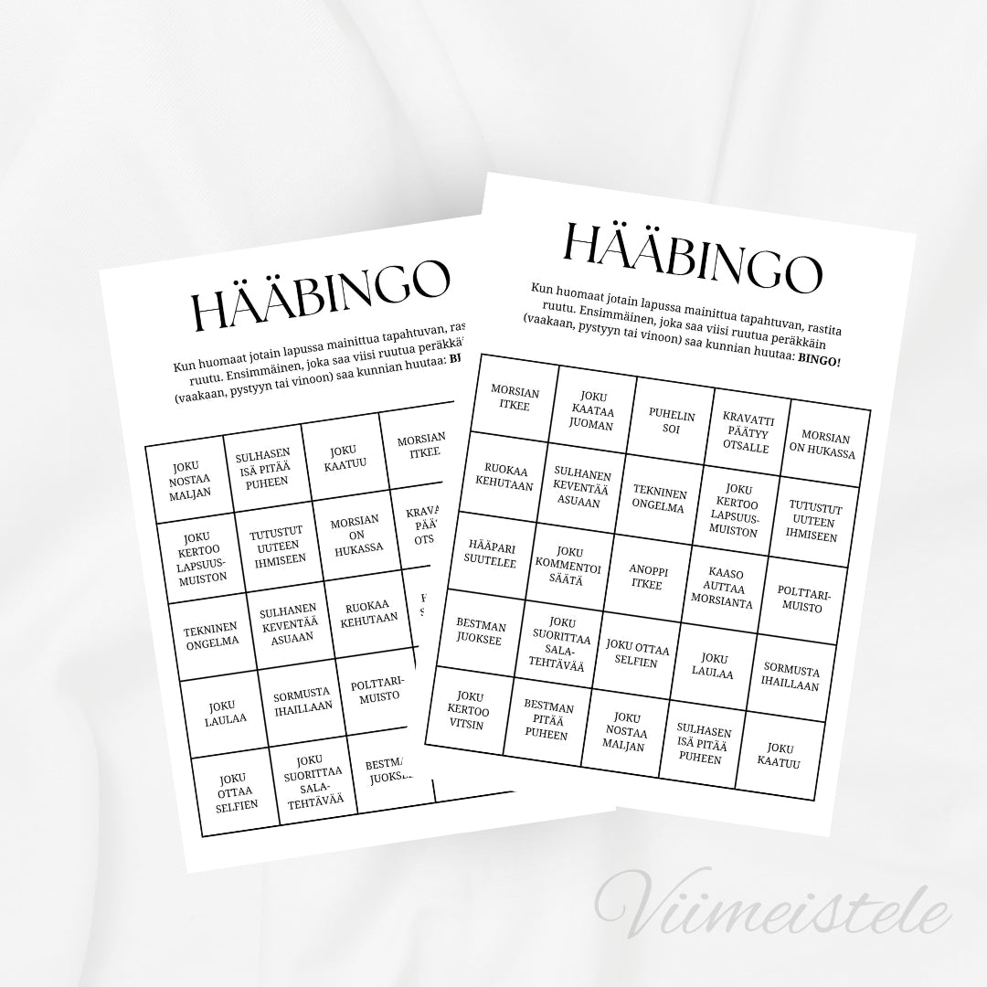 Hääbingo
